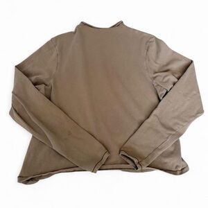 Green SKIMS long sleeve shirt